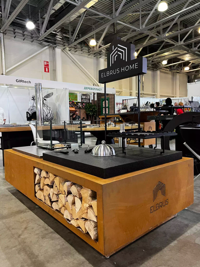 Квадратная подставка под шампура (Elbrus Grill)