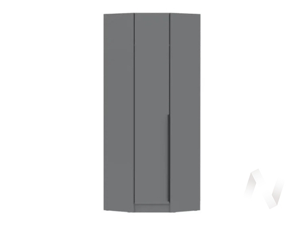 Шкаф угловой Мадрид угол скос (графит серый)