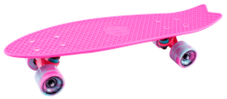 Скейтборд пластиковый Fishboard 23 pink TLS-406