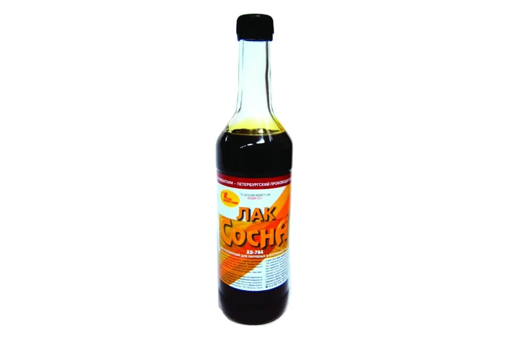 НОВБЫТХИМ  Лак ХВ-784 Сосна 0,5л
