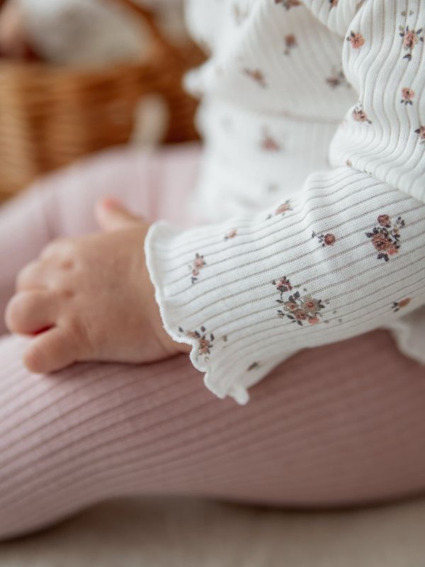 Лонгслив в рубчик 