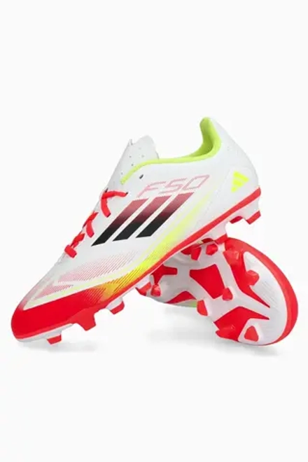 Бутсы adidas F50 Club FG/MG Junior - белый