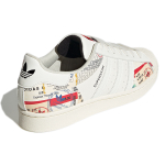 Кроссовки Adidas Originals Superstar Skate Cream White Red