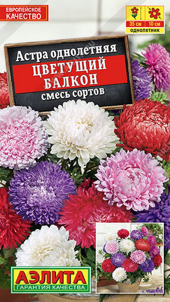 Астра &quot;G. Цветущий балкон&quot; 0.2г., Россия.