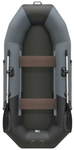 Лодка Таймень NX 270, 2700*1300*360 мм., цвет графит - черный