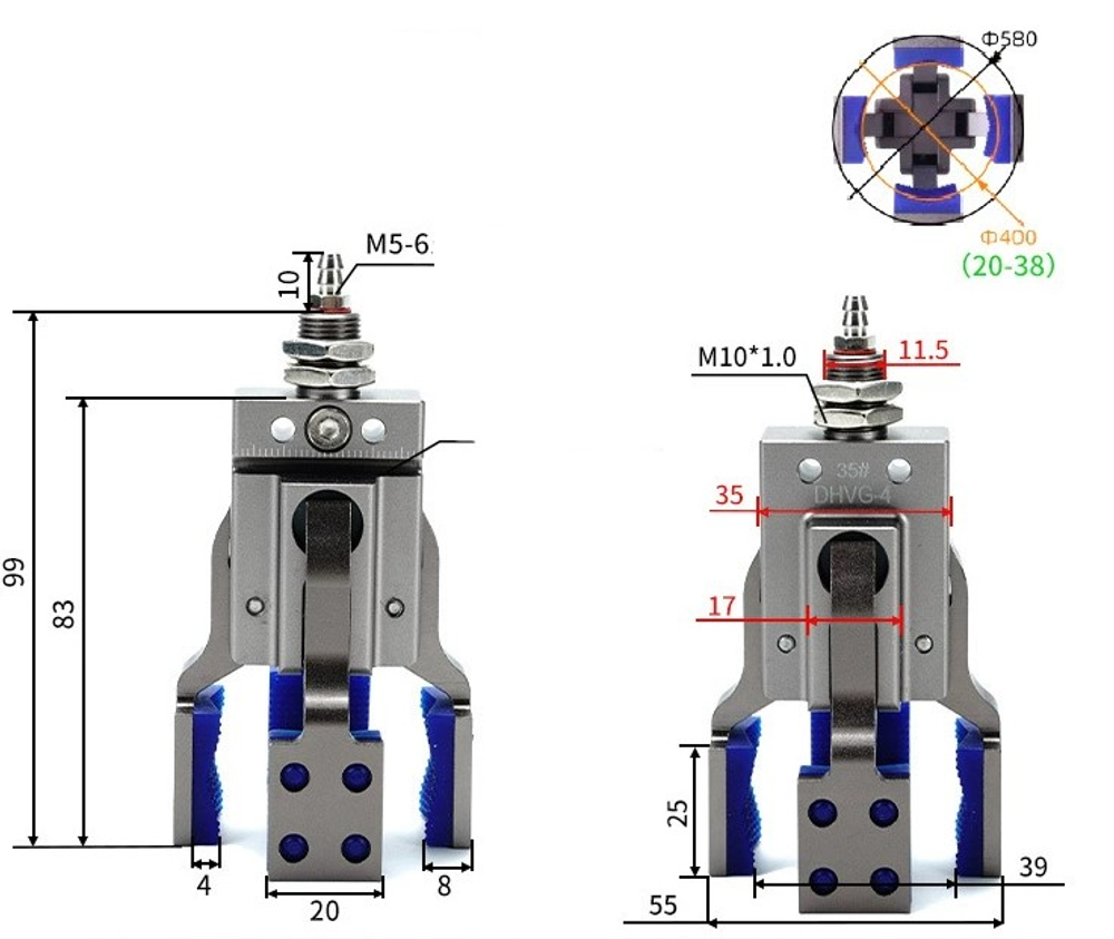 Jx4-dhvg-35 (with magnetic wiring and rubber pad)