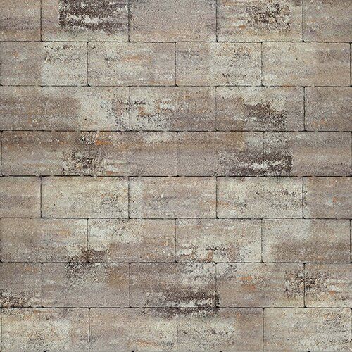 Тротуарная плитка Прямоугольник, 60 мм, ColorMix Берилл, гладкая