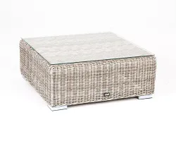 "Лунго" журнальный столик плетеный, цвет бежевый