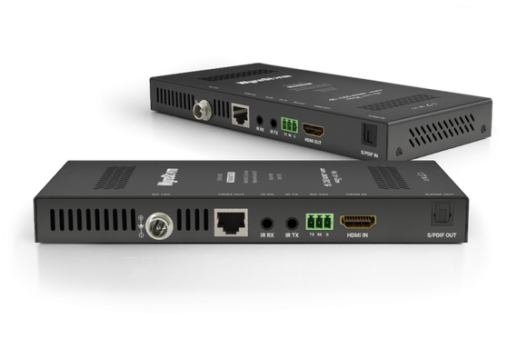 Wyrestorm EX-35-H2-ARC - комплект из HDBaseT приемника и передатчика HDMI 2.0,  ИК и RS-232, 1080р до 70 м, поддержка 4K@60 4:4:4 (35 м), HDCP2.2, PoH, ARC. Toslink и 3-пин аудио выходы.