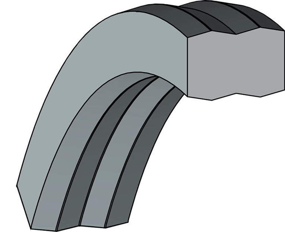 A406-100/3 Статическое уплотнение 100-90,6-7,1