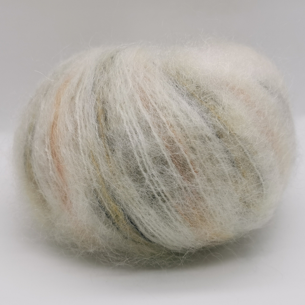 Пряжа для вязания Bella Color 883150, 75% мохер, 20% шерсть, 5% полиамид (50г 145м Дания)