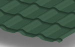 Металлочерепица Ламонтерра -Х VikingMP-E  0,5 мм 6005-Зеленый мох