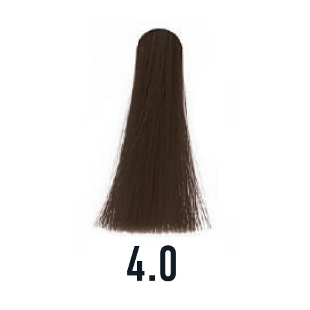 4.0 крем-краска ICE Permanent каштановый натуральный - 100 мл.