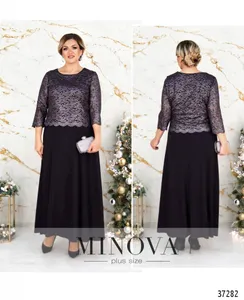 Платье 316СБ-баклажановый Minova