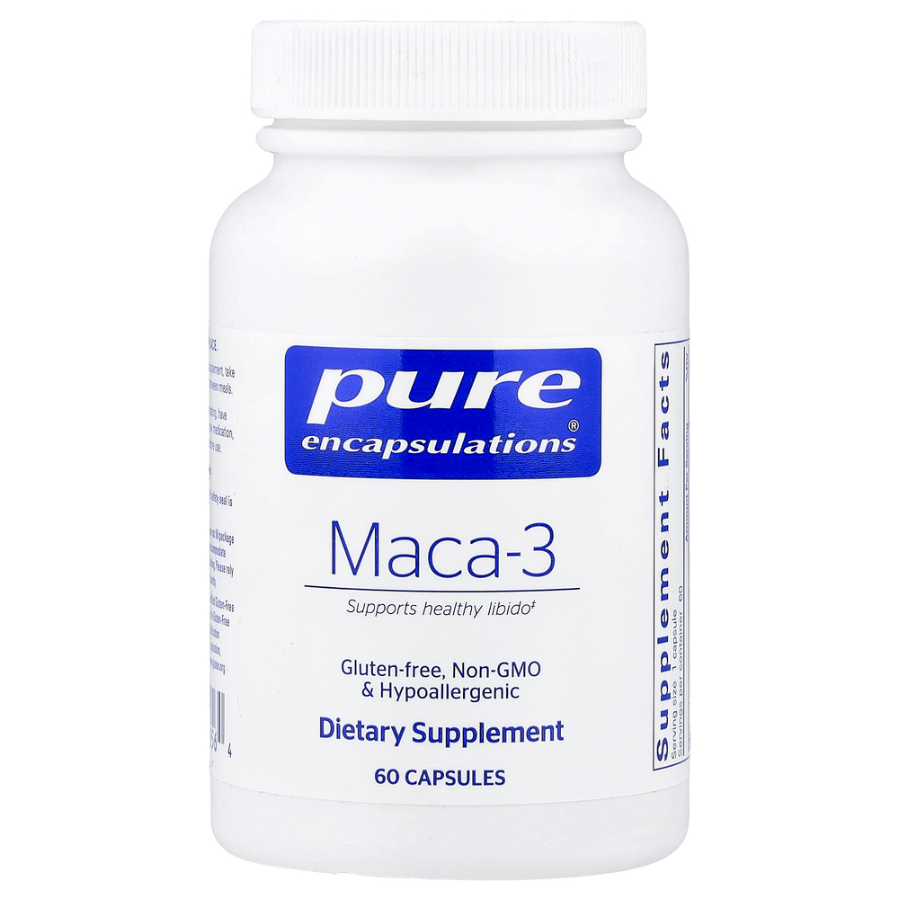 Pure Encapsulations, мака-3, 60 капсул