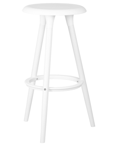 Табурет барный DOBRIN ROYCE WHITE, белый (W-02)