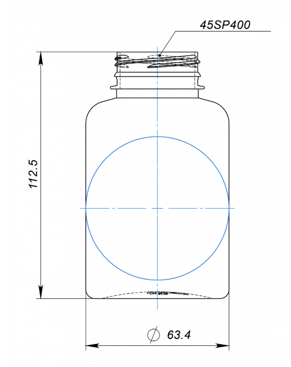 Банка 250 мл 45 мм ПЭТ от производителя «Тара-Гост»