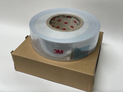 Лента (Белая) для контурной маркировки жестких бортов, самоклеящаяся, белый, 50 мм х 45 пог. м.  (1 шт. / рулон)