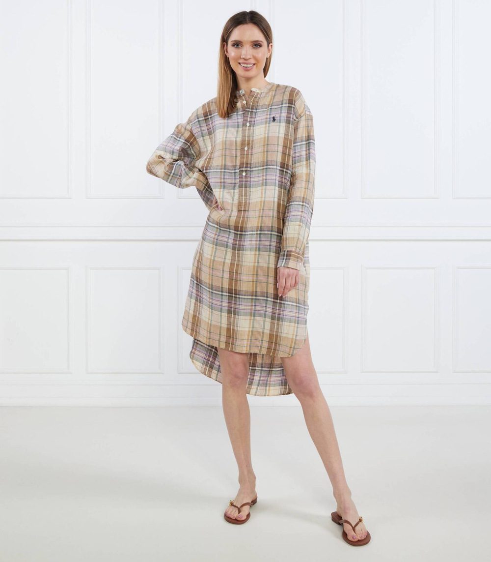 Льняное платье POLO RALPH LAUREN - разноцветная(211906127)