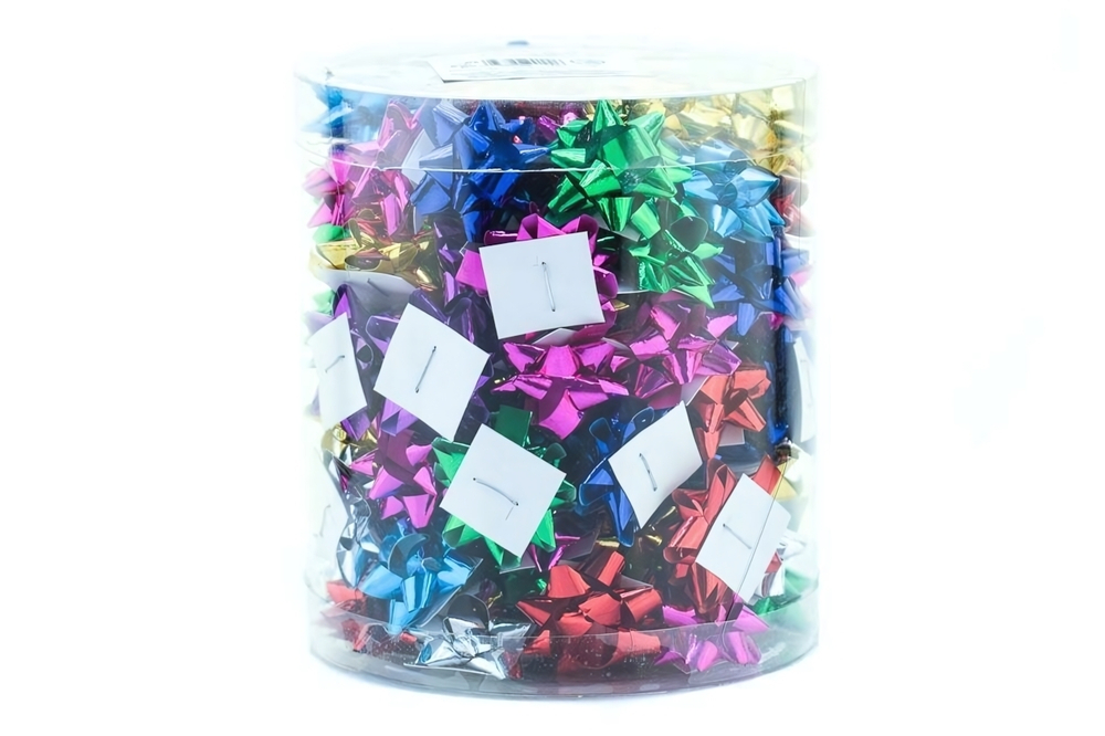 Бантики 100шт 3см 6 цветов кор