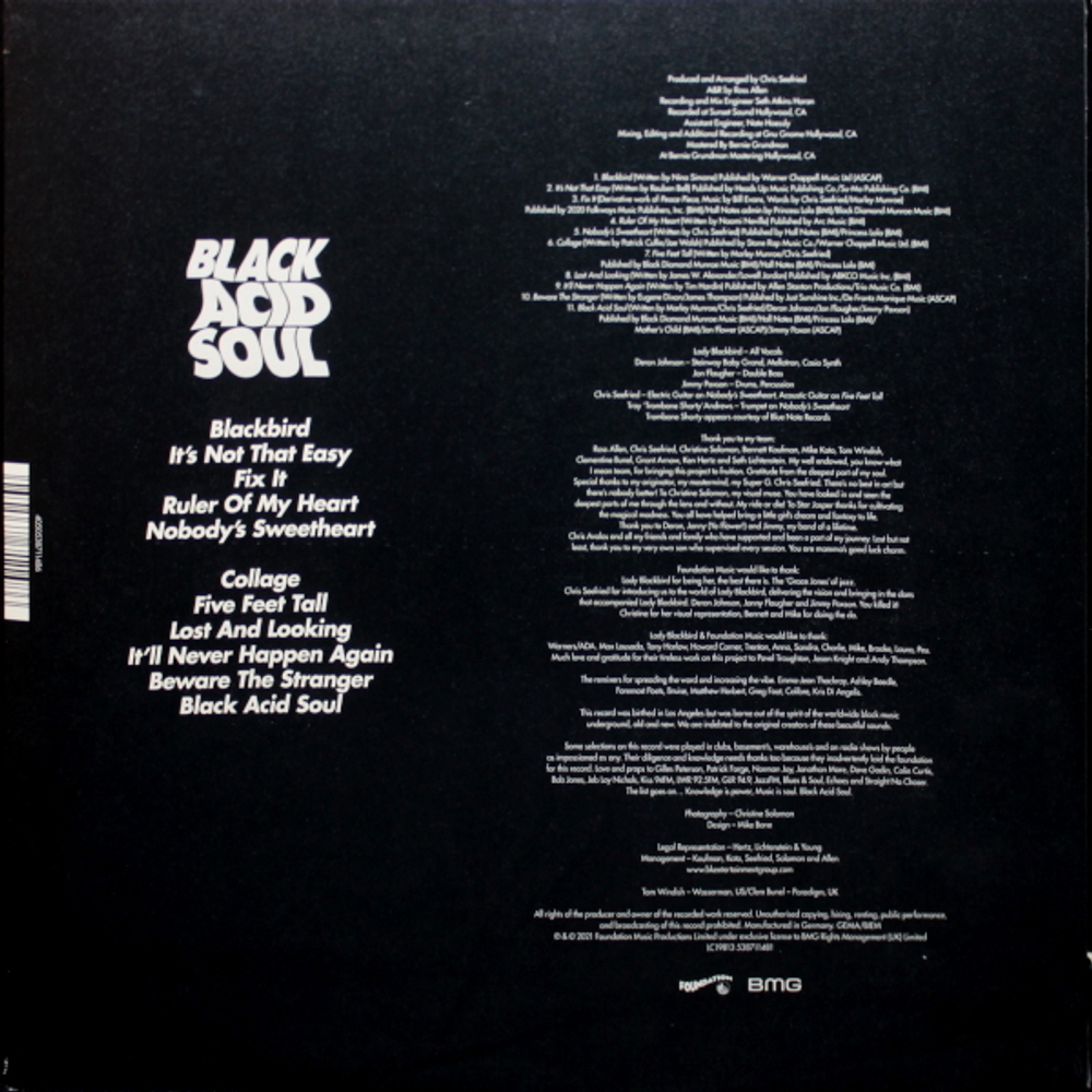 Lady Blackbird / Black Acid Soul (LP)
