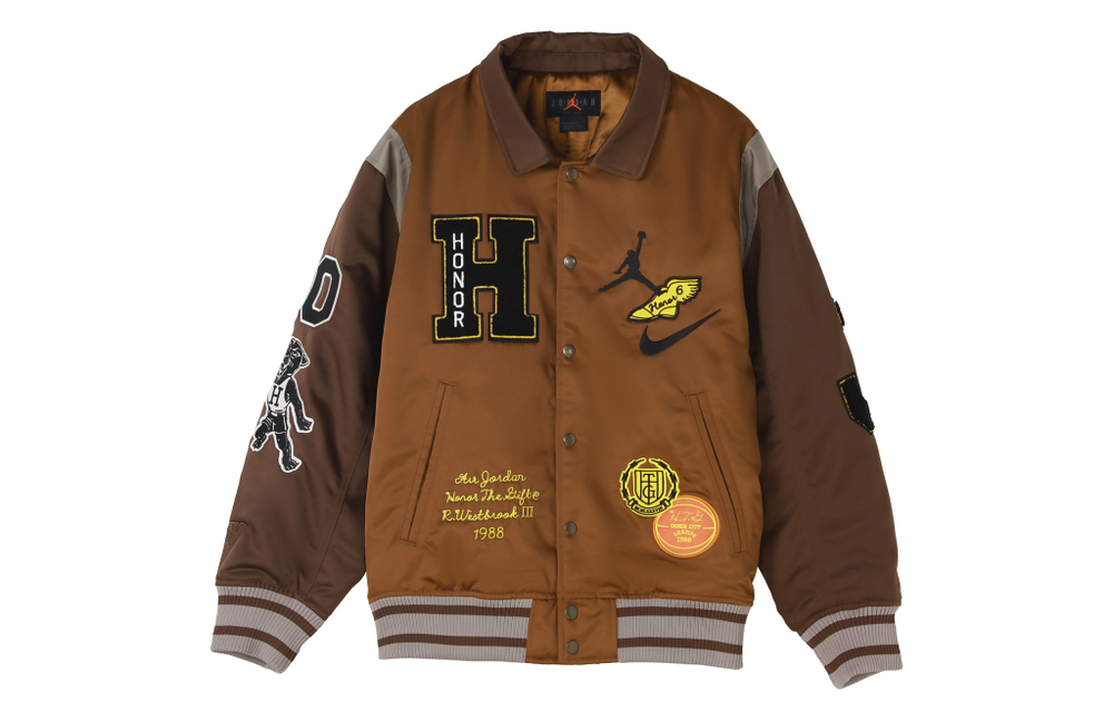 Jordan Long Sleeves Jacket x HTG Brown, DX6244-204