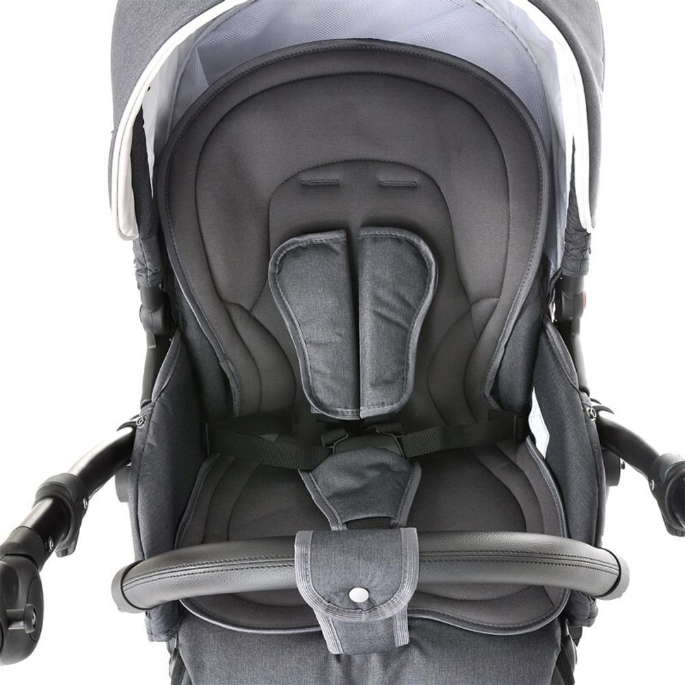 Коляска Tutis Mimi Style 3 в 1 New 2024 №042 Black Marble (Темно-серый)