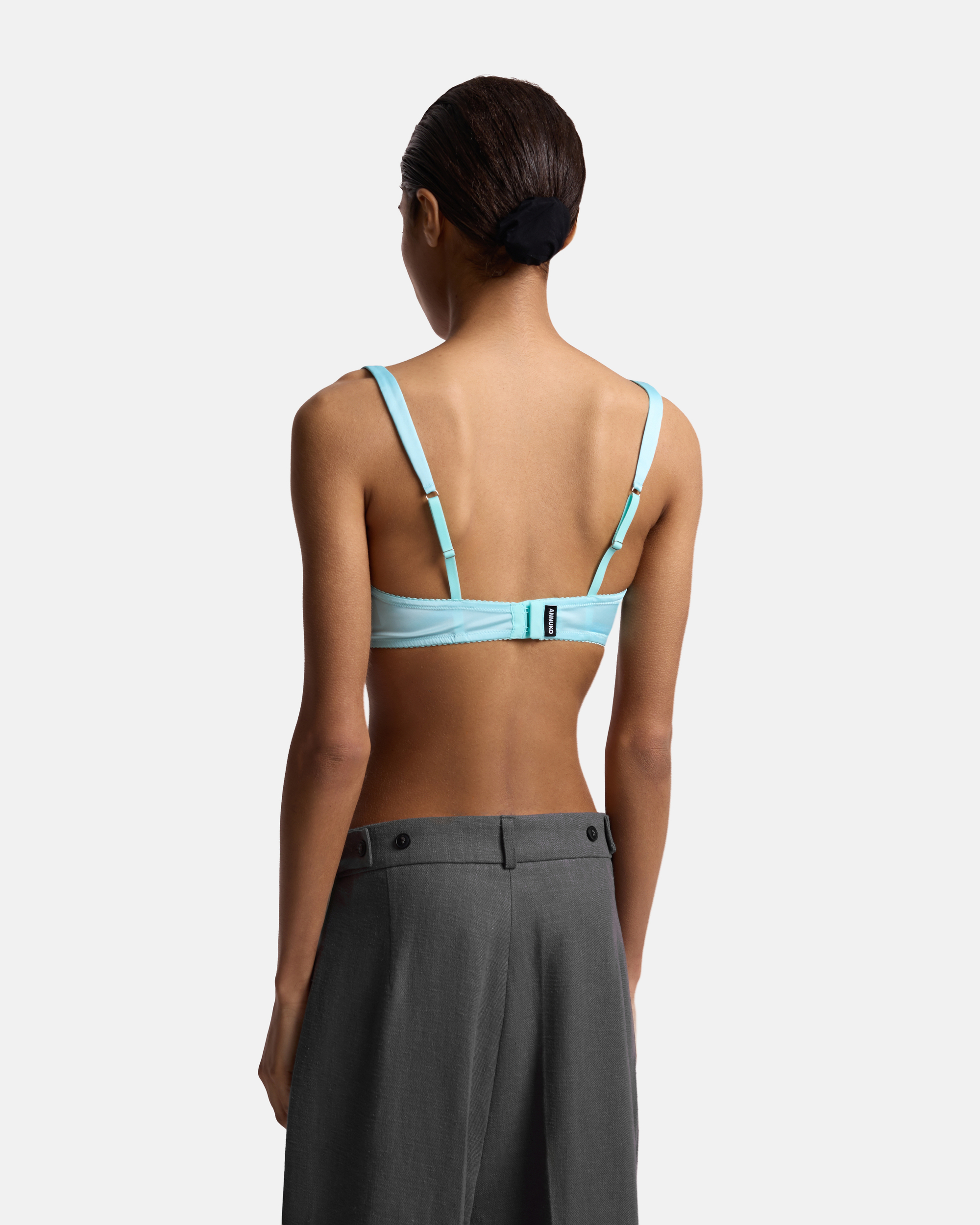 БРА С КРУЖЕВОМ ИЗ САТИНА