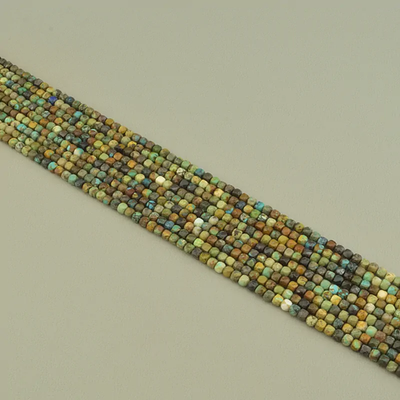 Нитка Хризоколла 39 см. (Без замка) - Коричневая