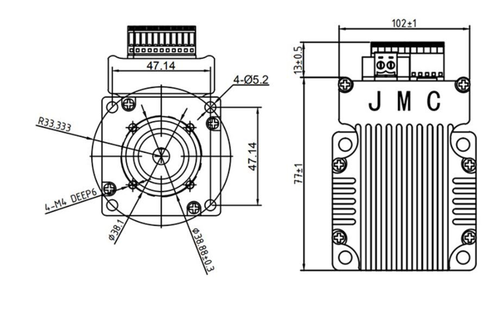 Сервопривод интегрированный IHSV57-30-10-36-01-T33