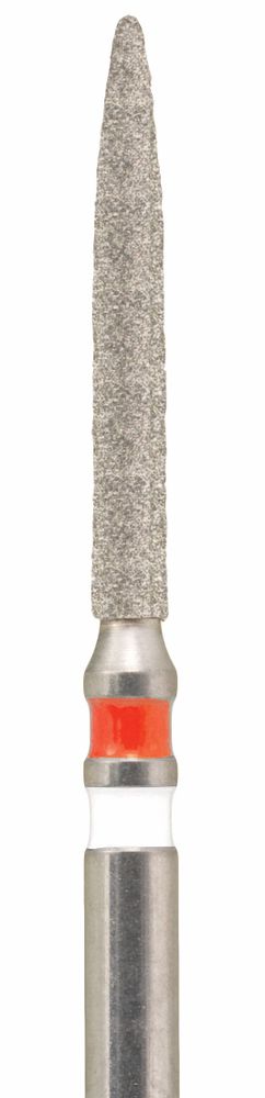 Бор алмазный Z863 012 FG, красный, 1 шт. Форма: цилиндр с плоским концом., JOTA, Швейцария