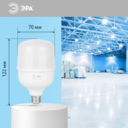 Лампа светодиодная ЭРА RED LINE LED POWER T70-25W-6500-E27 R E27 R 25 Вт колокол холодный белый свет | Лампы cветодиодные POWER