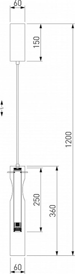 Подвесной светильник Eurosvet Swan 50254/1 LED черный