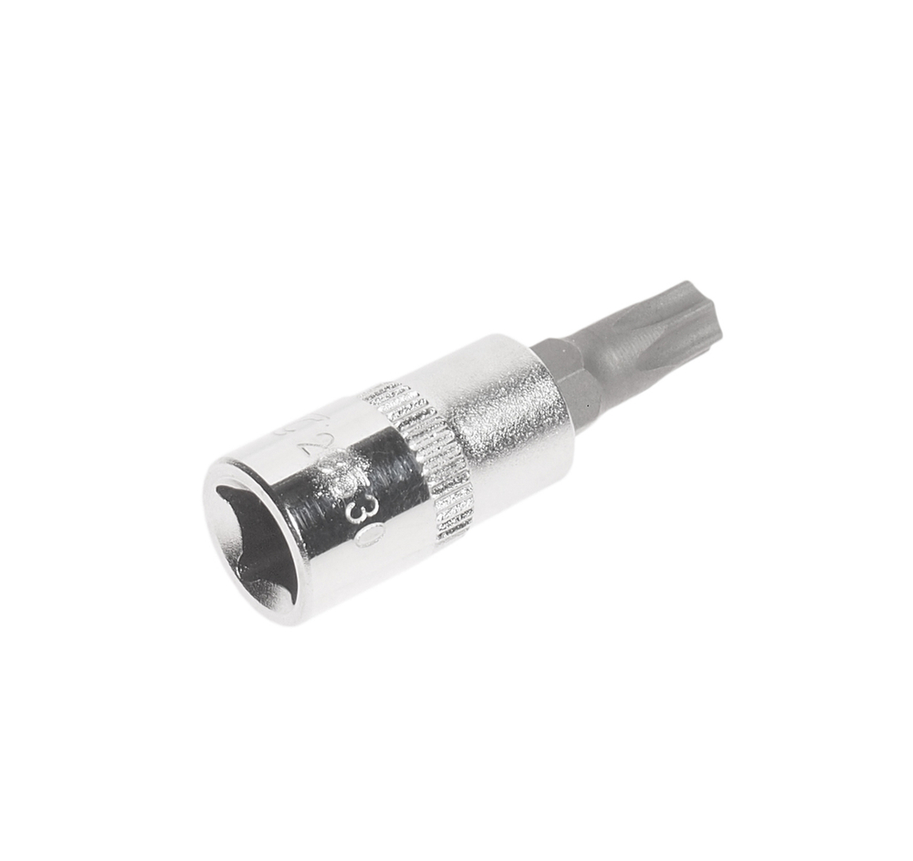 Бита-головка 1/4" TORX T30Hх37мм с отверстием JTC