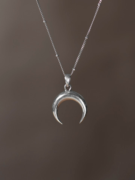 Подвеска ЛУННИЦА с цепочкой, серебро