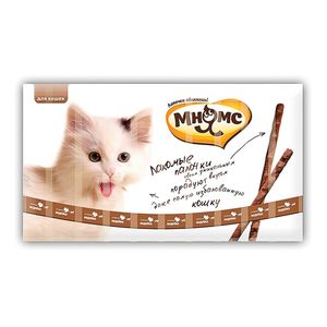 Лакомые палочки для кошек Мнямс с индейкой и ягненком 13,5 см