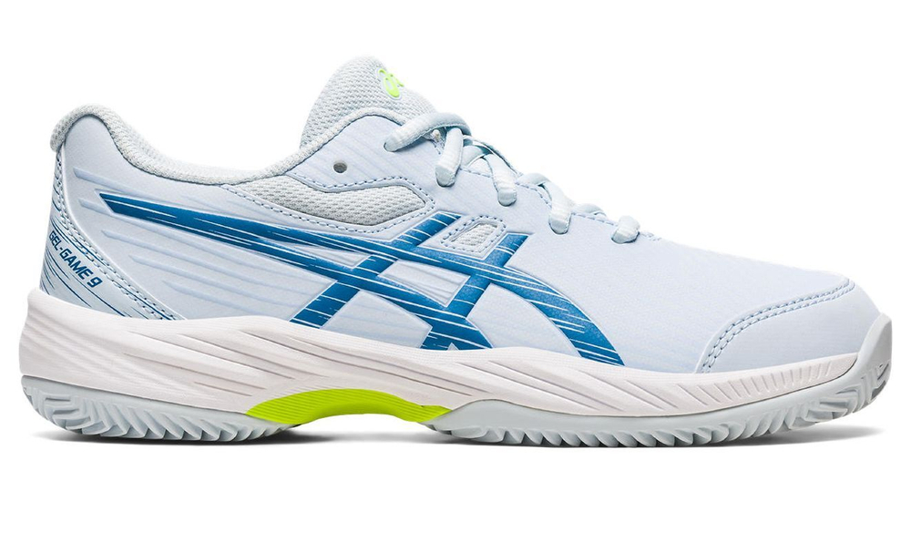 детские Кроссовки теннисные Asics Gel-Game 9 GS Clay/OC - sky/reborn blue