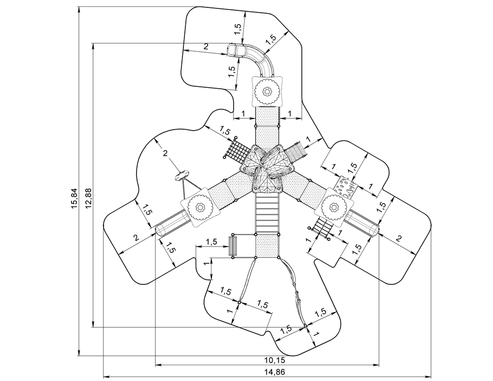 Детский городок Кипр ДГ050.3