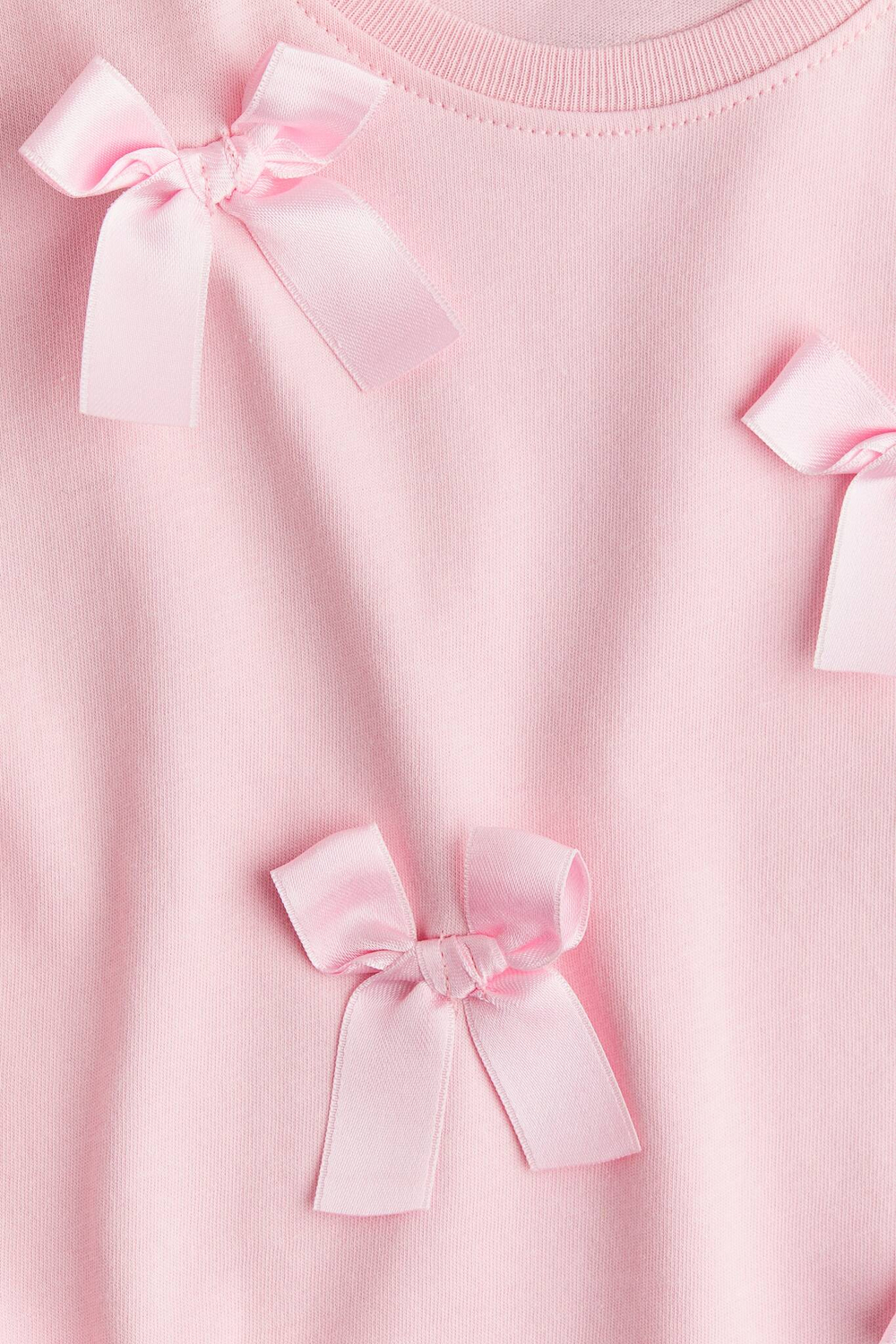 H&M Футболка с контрастными деталями, розовый