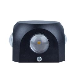 ULU-P30D-4W-4000K IP65 BLACK Светильник светодиодный уличный. Архитектурный накладной. Белый свет 4000K. Корпус черный. TM Uniel