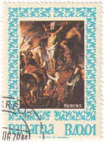 2 почтовые марки, Панама, 1960-е годы, Космос, искусство