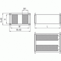 Шумоглушитель SRSr 400x200/1000