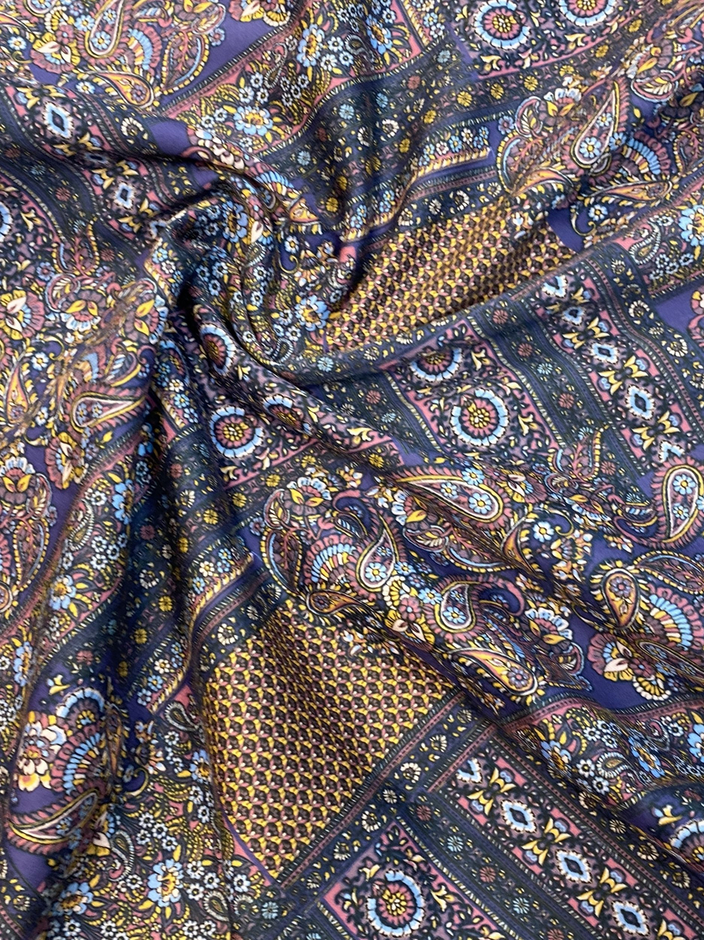 Ткань хлопок/шелк 100%-хлопок (Италия) ш-150см 0.7 м