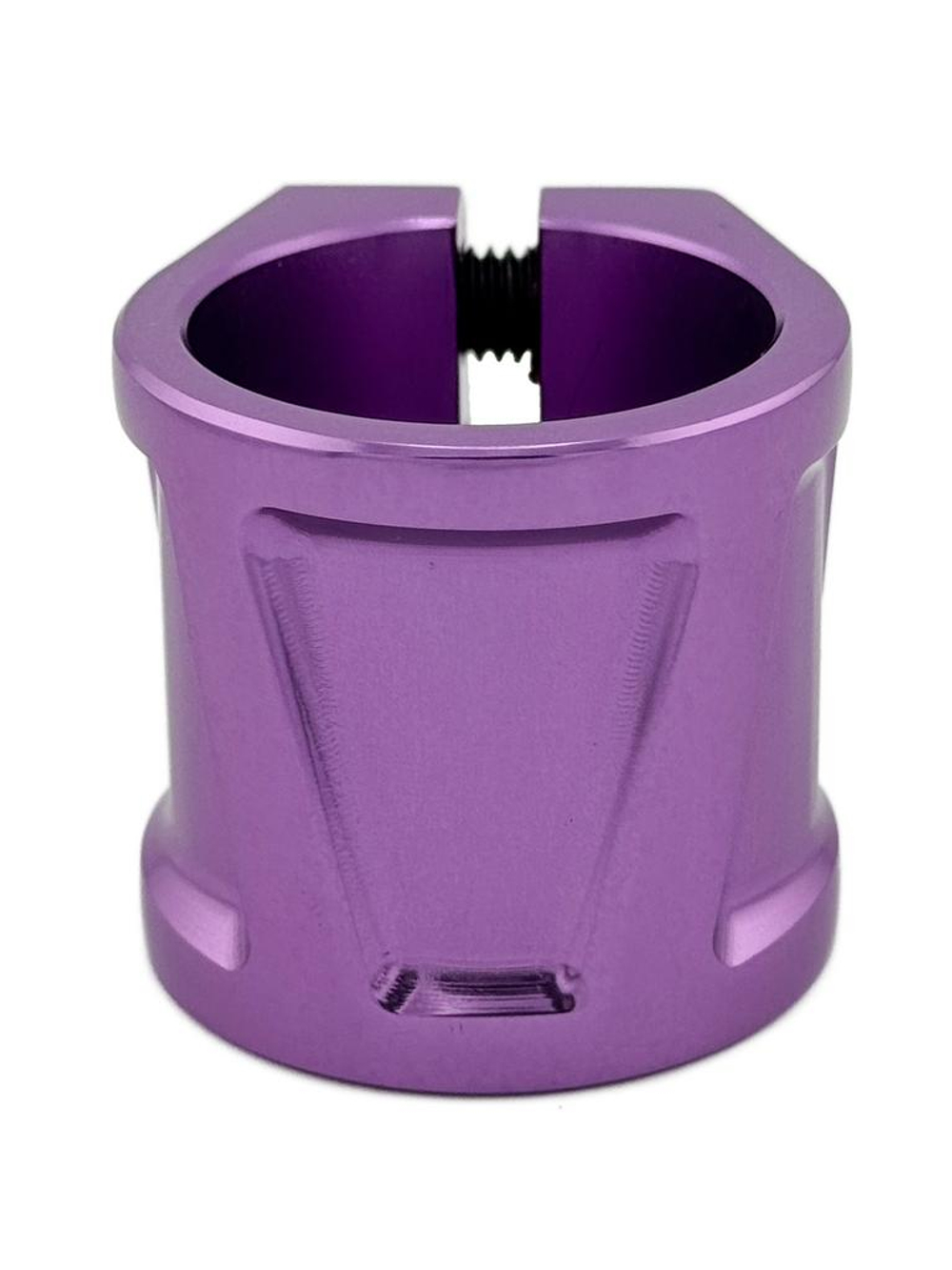 Зажим Triada BAISIC 3-болта, Фиолетовый полированный