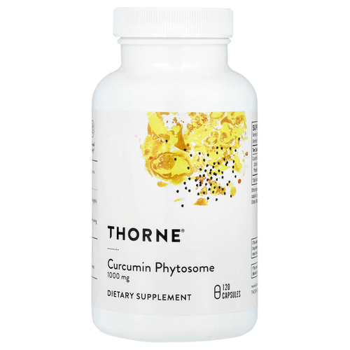Thorne, фитосома куркумина, 120 капсул (500 мг в 1 капсуле)