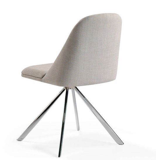 Поворотный стул Espacio Malva F3216 /4020 серый Испания 