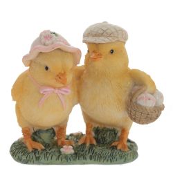 GAEM Фигурка декоративная "Цыплята", L8 W5 H7,5 см