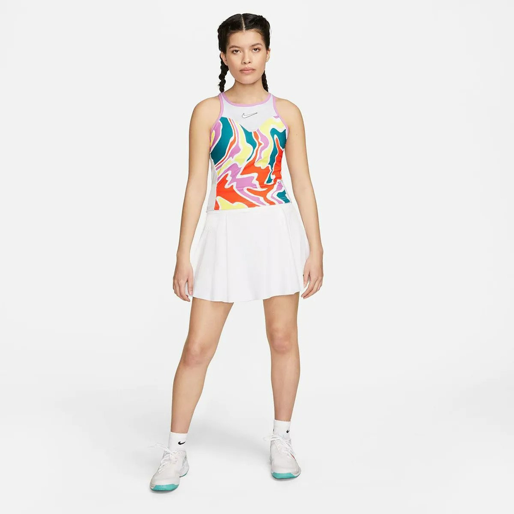 Одежда для тенниса Женская, Майка NIKE COURT DRI FIT SLAM .