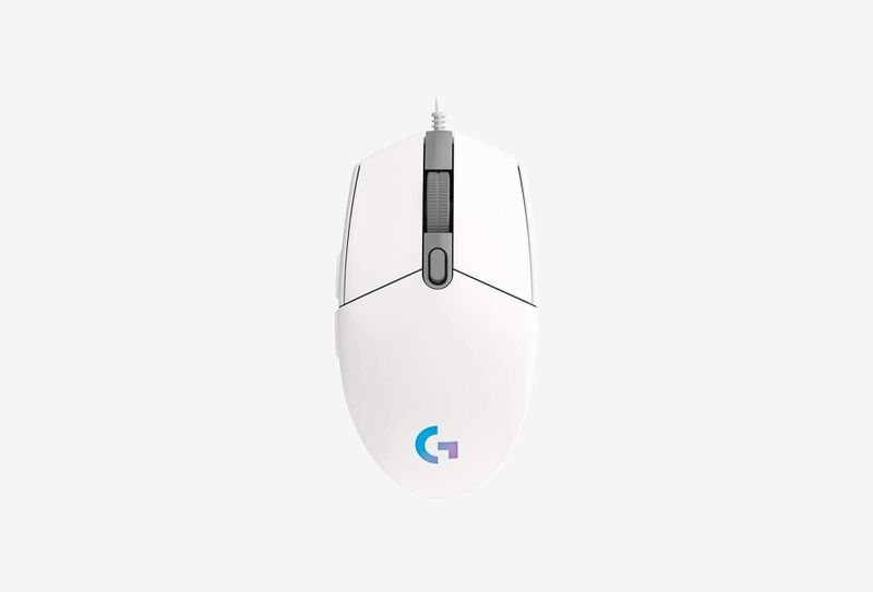 Мышь проводная Logitech G102 LIGHTSYNC белый