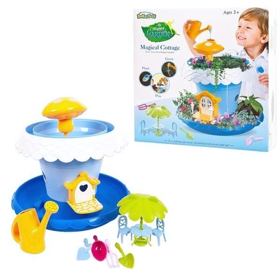 Коттедж волшебный, цвет синий, без семян, коробка (Junfa)